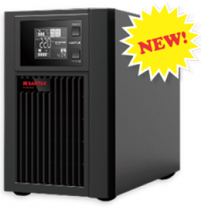 UPS SANTAK TRUE ON-LINE - 1 PHA C1K LCD - Tower, Black