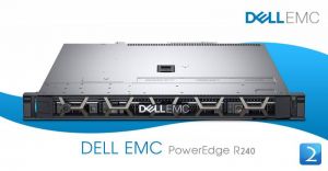 DELL POWEREDGE R240 SERVER [E-2246G 16GB 2TB NLSAS HOTPLUG 4YEAR] NEW