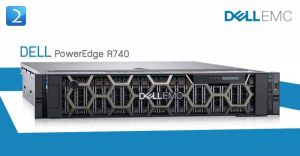 Dell PowerEdge R740 Rack Mount Server (8x2.5) [Silver 4210R 600GB 15K 4Year].